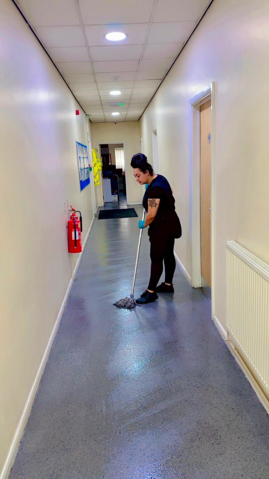 Commercial property cleaning case study site